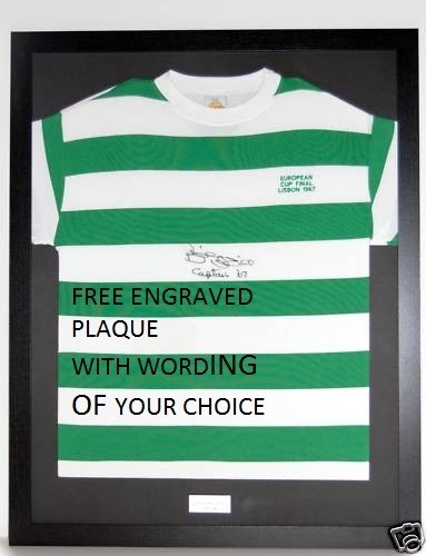 READY MADE FRAME FOR FOOTBALL SHIRT+ FREE ENGRAVED PLAQUE