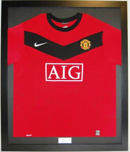 READY MADE FRAME FOR SIGNED SHIRT FREE PLAQUE